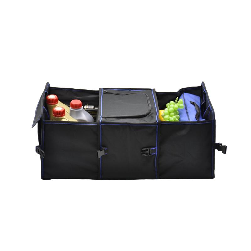 3 Compartments With Ice Pack Car Trunk Organizer