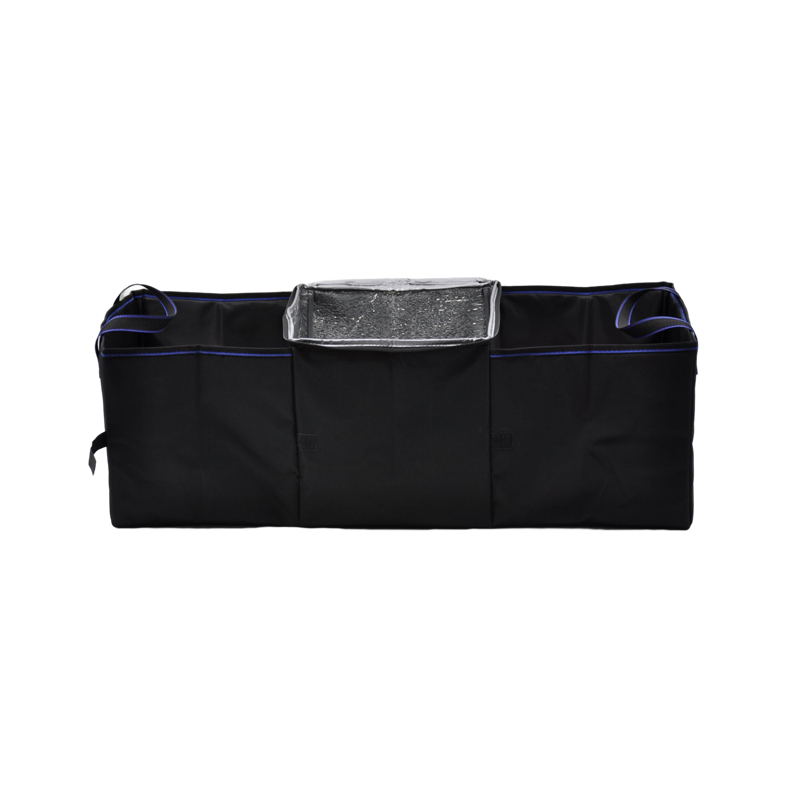 3 Compartment Insulation Bag Car Trunk Organizer with Cooler