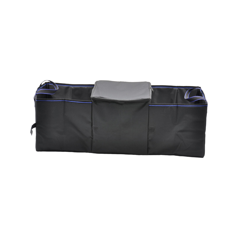3 Compartment Insulation Bag Car Trunk Organizer with Cooler