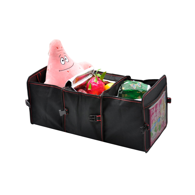 3 Compartments With Ice Pack Car Trunk Organizer