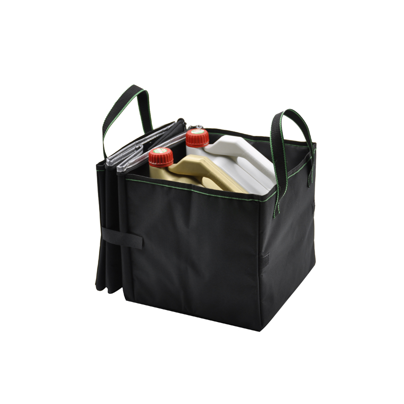 3 Compartment Insulation Bag Car Trunk Organizer with Cooler