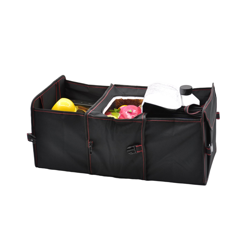 3 Compartments With Ice Pack Car Trunk Organizer