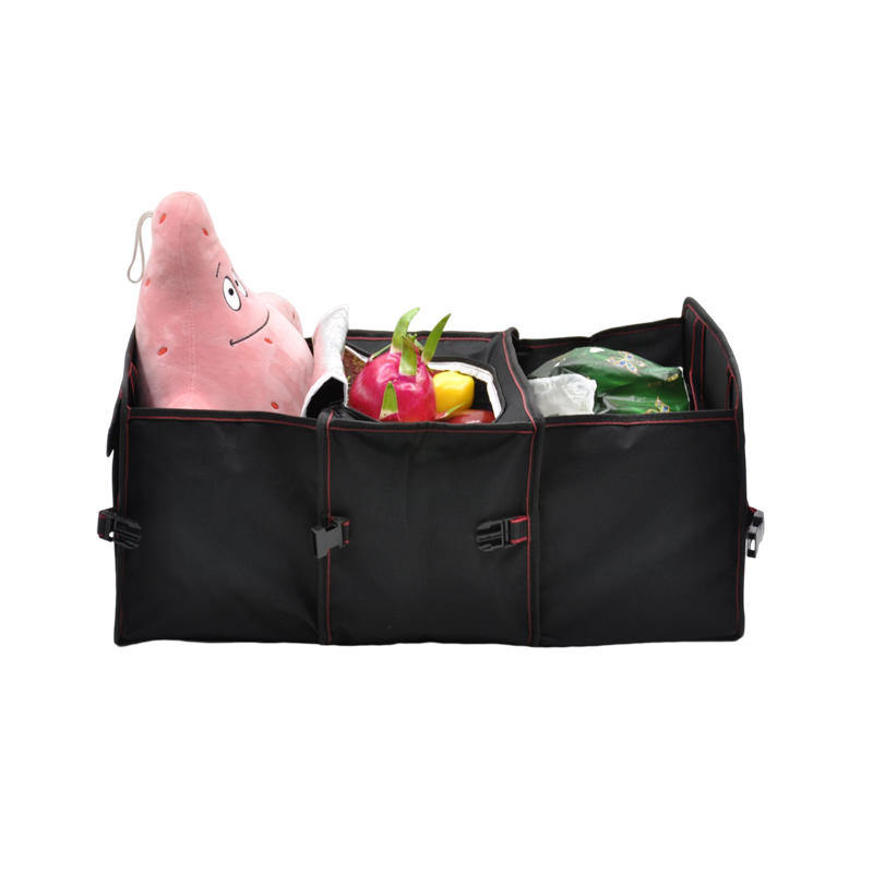 3 Compartments With Ice Pack Car Trunk Organizer