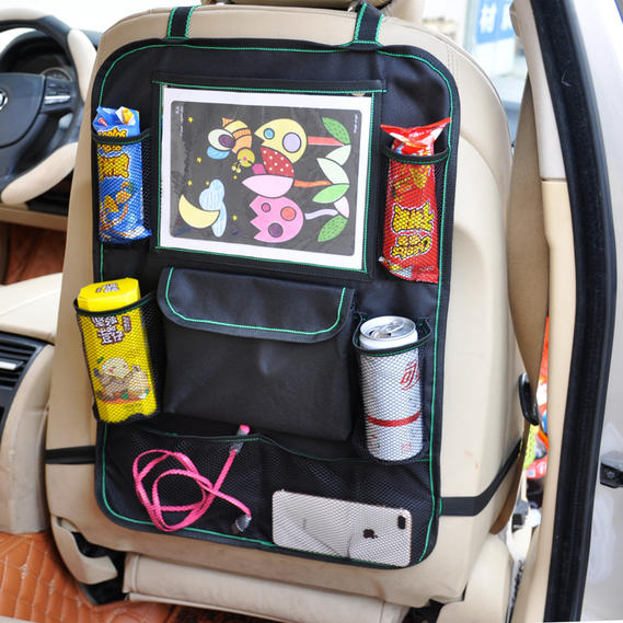 Ipad Storage Bag Water Bottle Bag Car Seat Back Bag