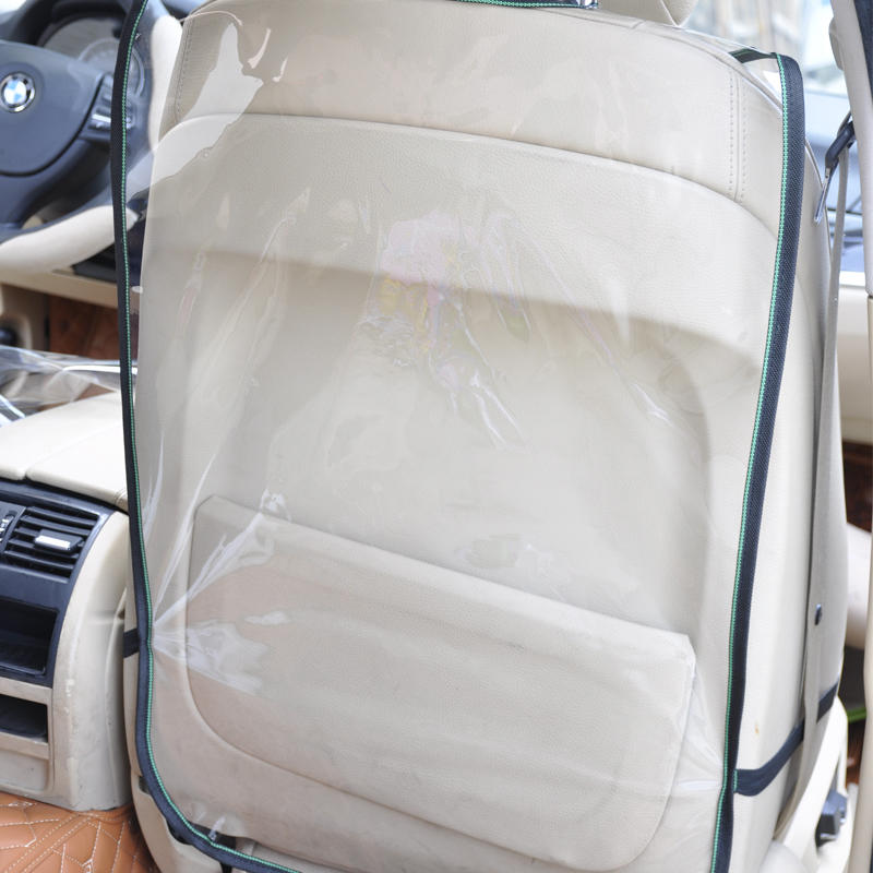 Pvc Material Car Seat Back Child Anti-Kick Pad Seat Back Bag