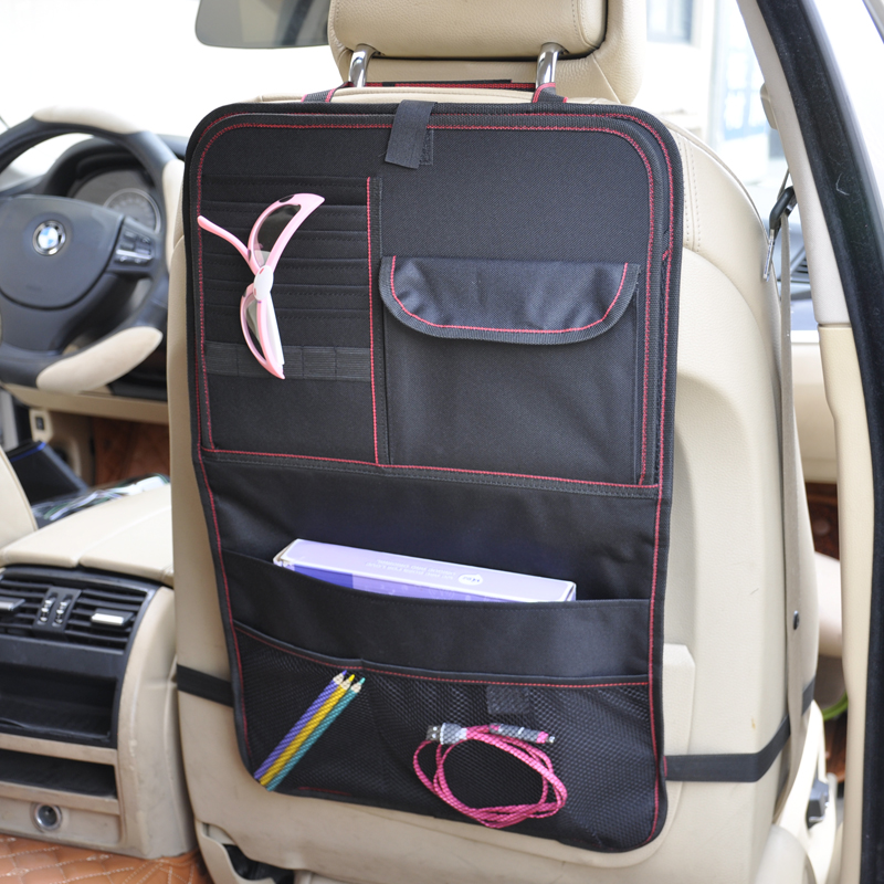 Car Seat Back Pocket With Small Table