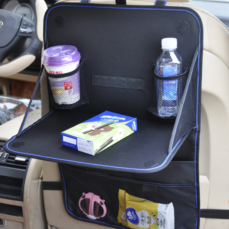 Car Seat Back Pocket With Small Table